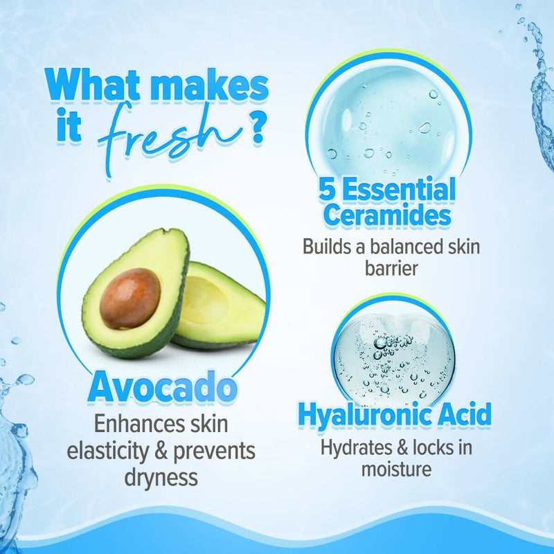Aqualogica 5 Barrier+ Repair Gentle Cleanser with Avocado & 5 Essential Ceramides - Limited Time Offer