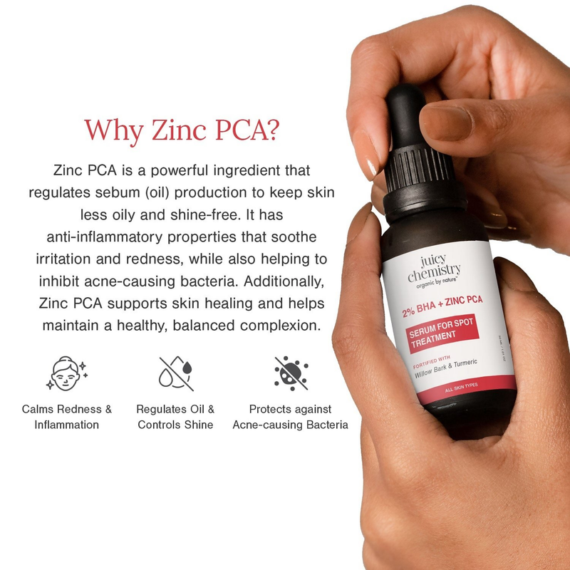 Juicy Chemistry 2% BHA + Zinc PCA Face Serum