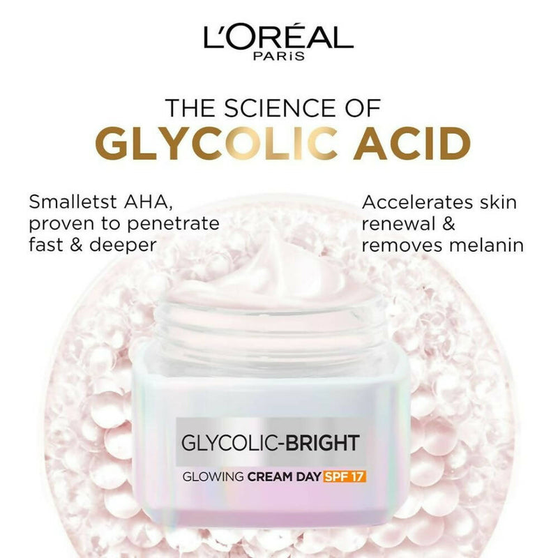 L'Oreal Paris Glycolic Bright Day Cream With SPF 17