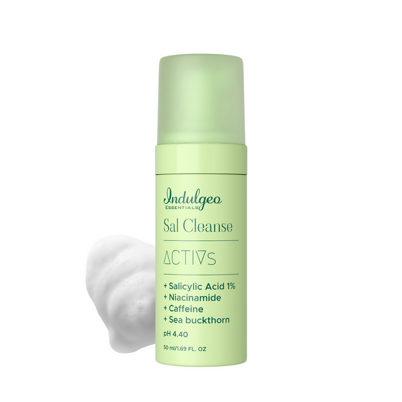 Indulgeo Essentials Sal Cleanse - Salicylic Acid Foaming Face Wash