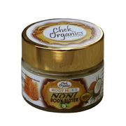 Jar of Chek Organics Noni Body Butter on a white background