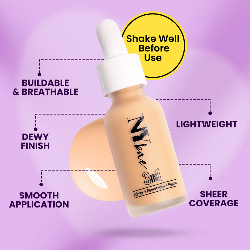 NY Bae 3 IN 1 Serum Foundation - Cool Vanilla 02