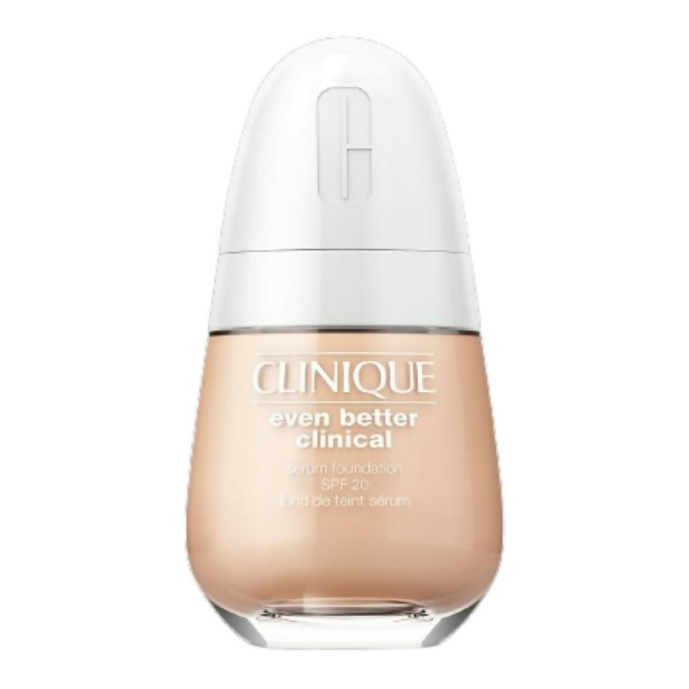 Clinique foundation bottle on a white background