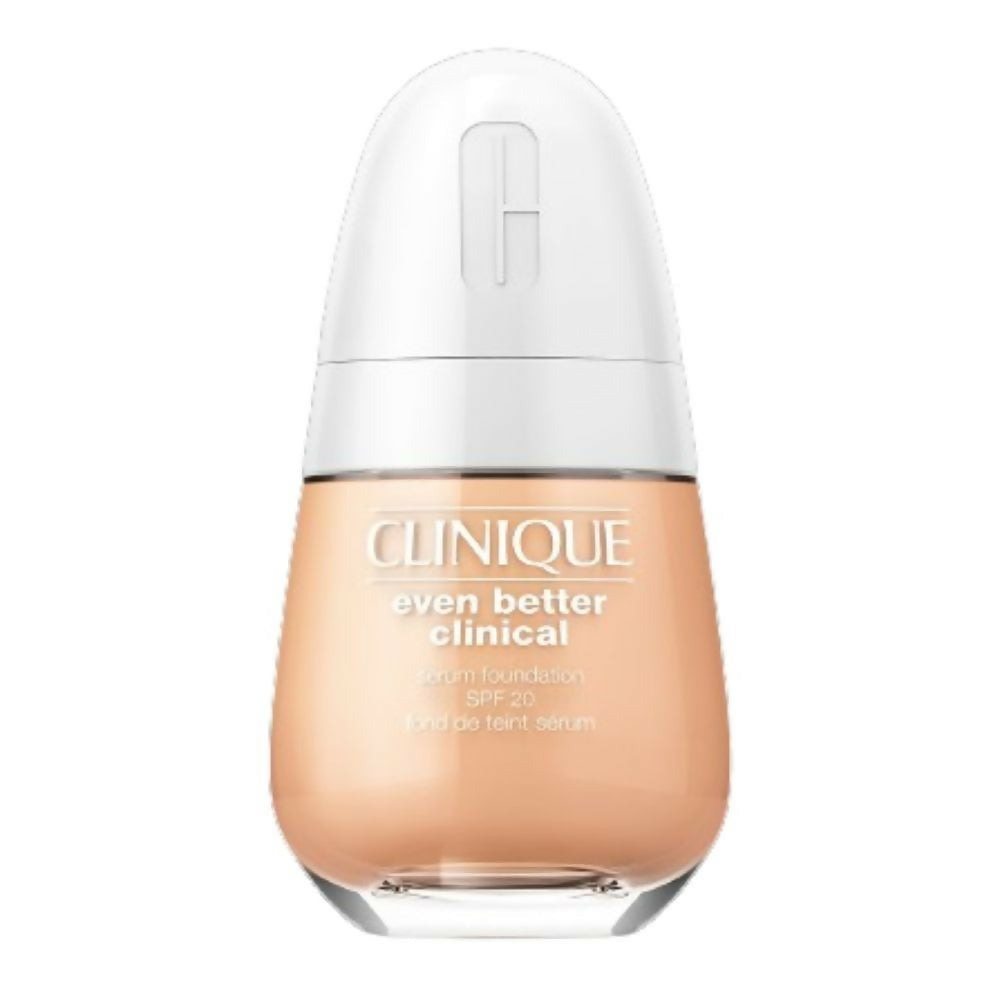 Clinique foundation bottle on a white background