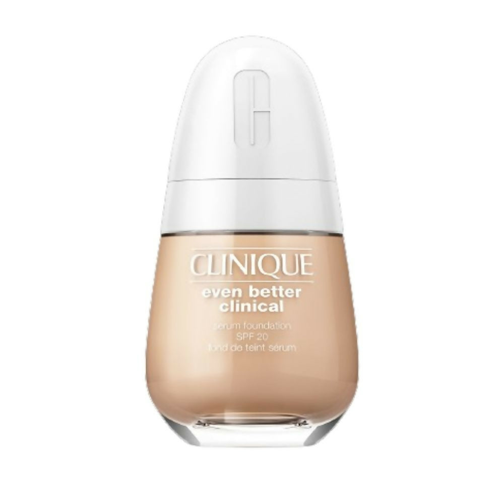 Clinique foundation bottle on a white background