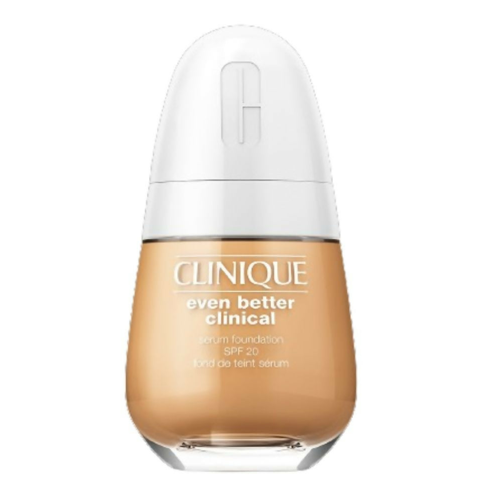 Clinique foundation bottle on a white background