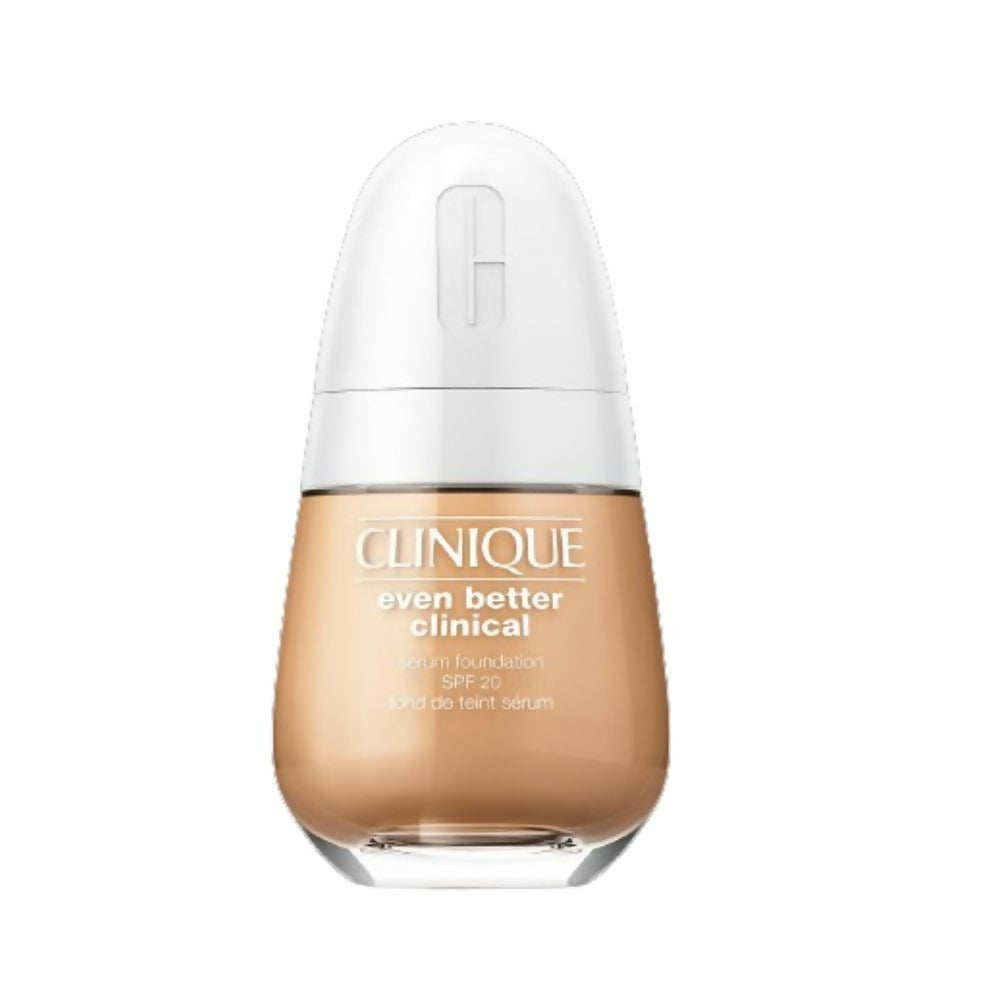 Clinique foundation bottle on a white background