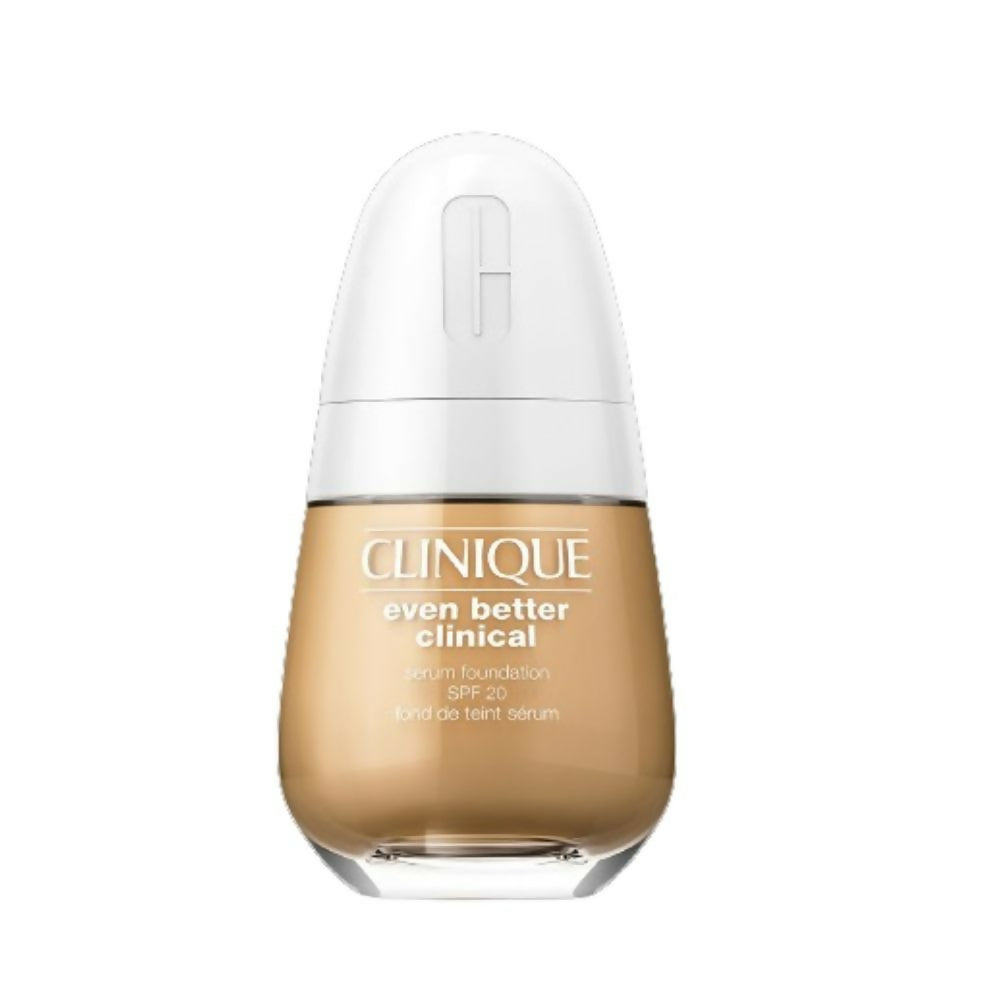 Clinique serum foundation bottle on a white background