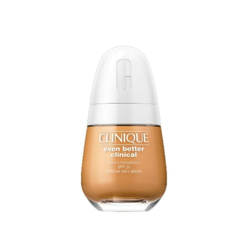 Clinique foundation bottle on a white background