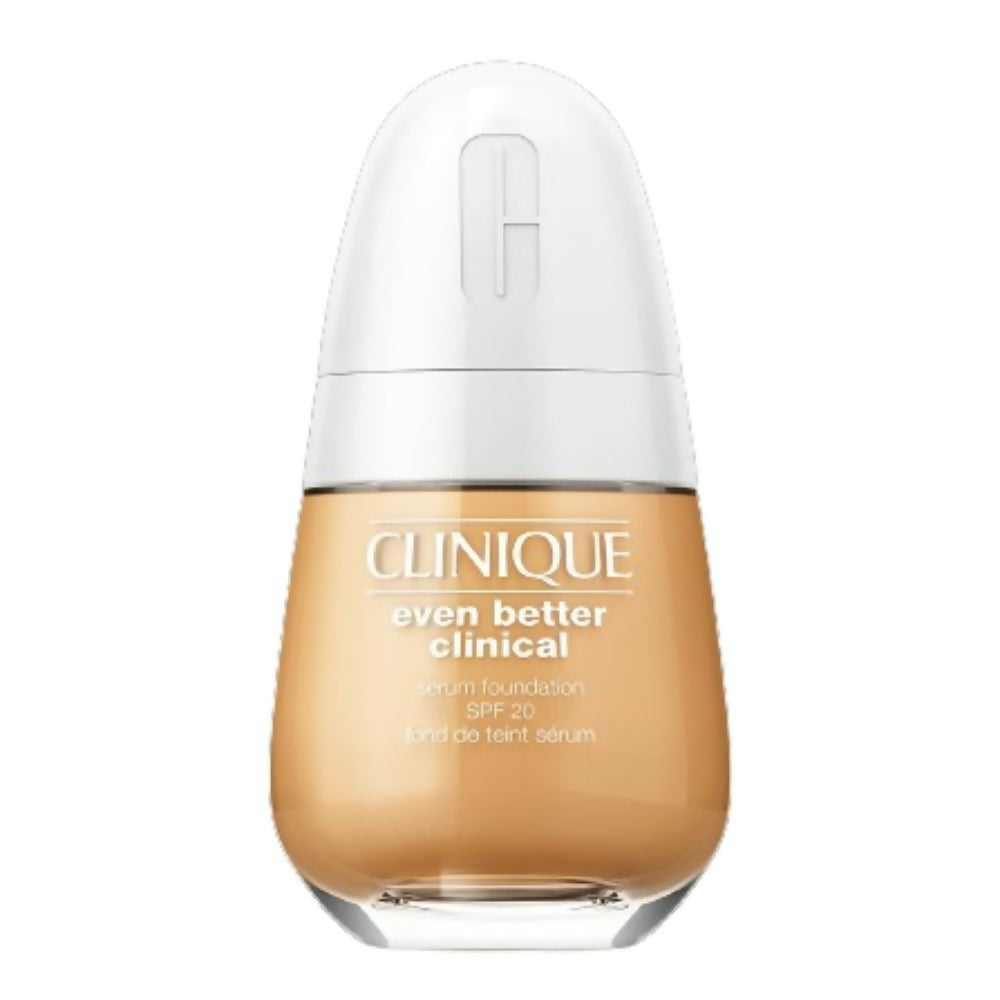 Clinique foundation bottle on a white background