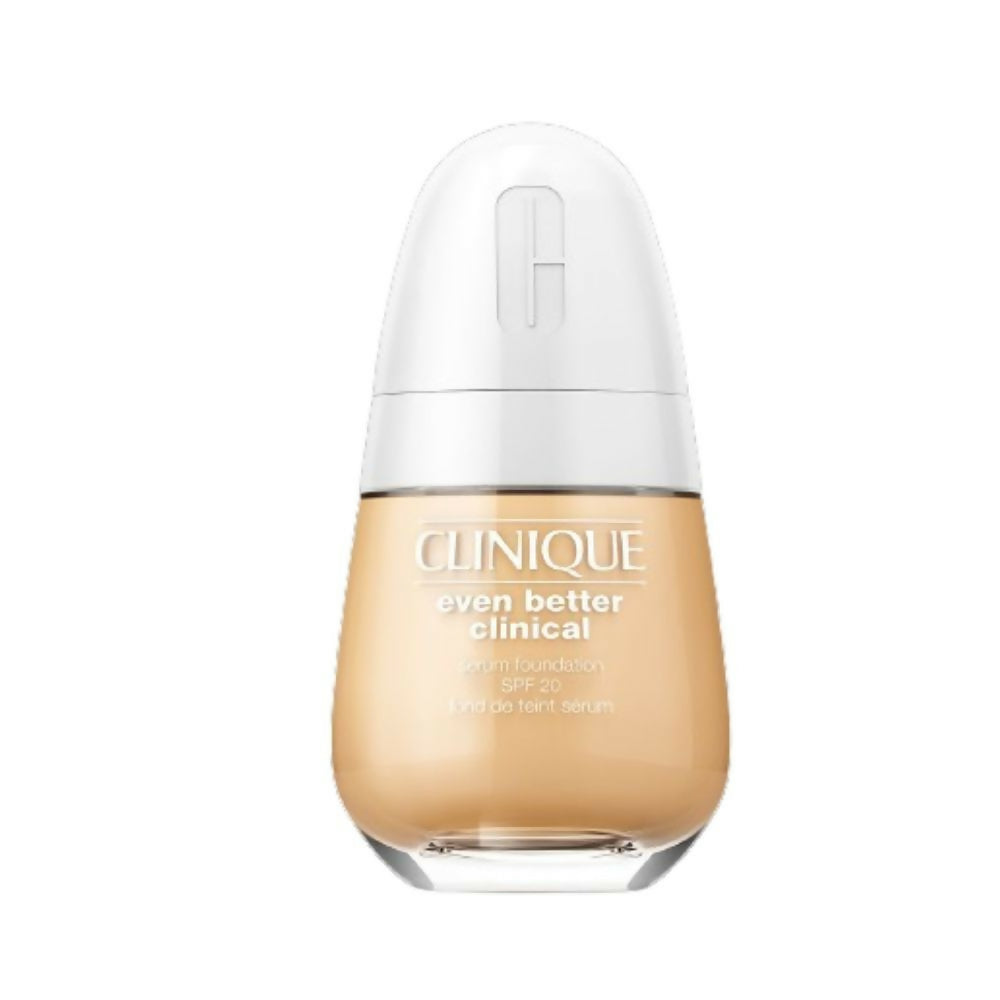 Clinique foundation bottle on a white background