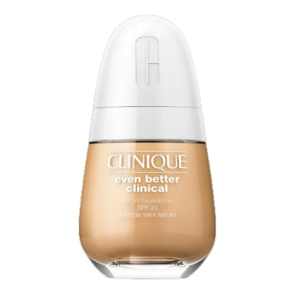 Clinique foundation bottle on a white background