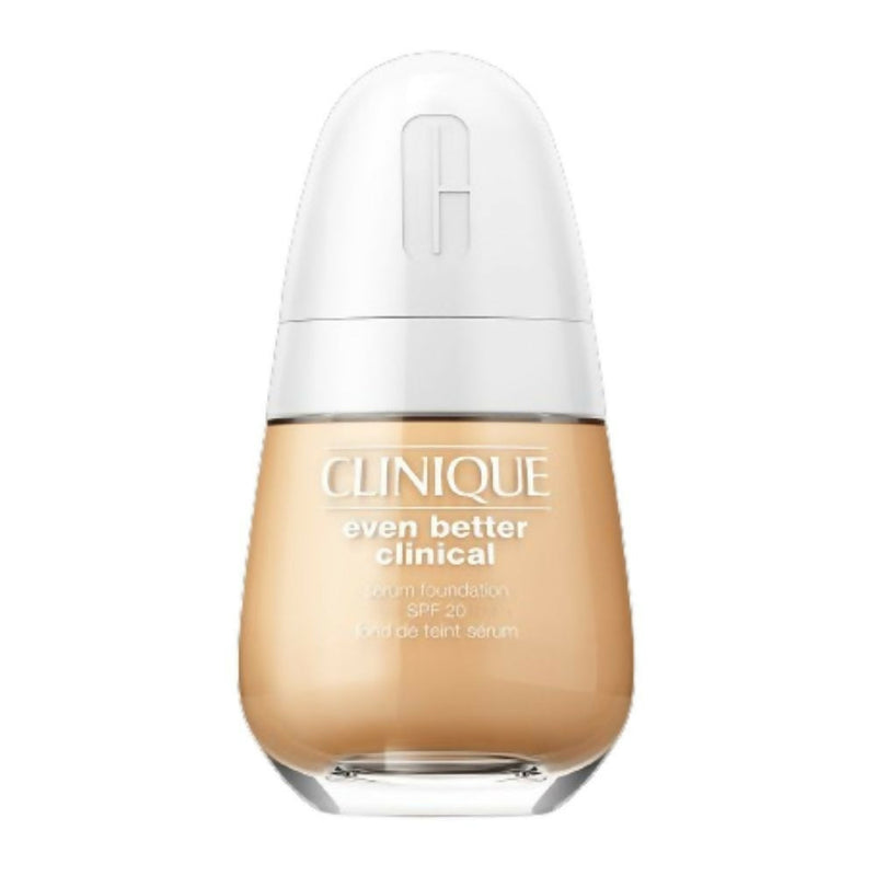 Clinique foundation bottle on a white background