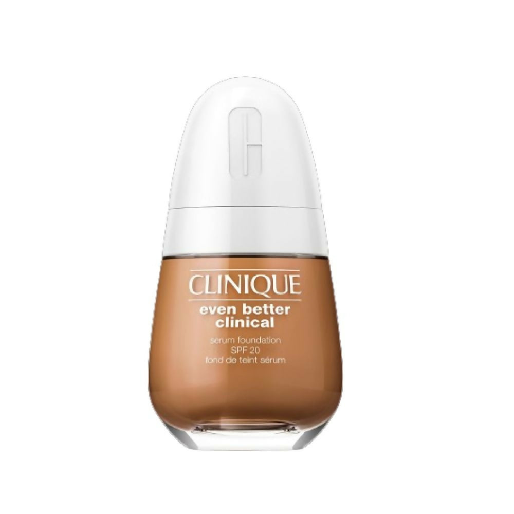 Clinique foundation bottle on a white background