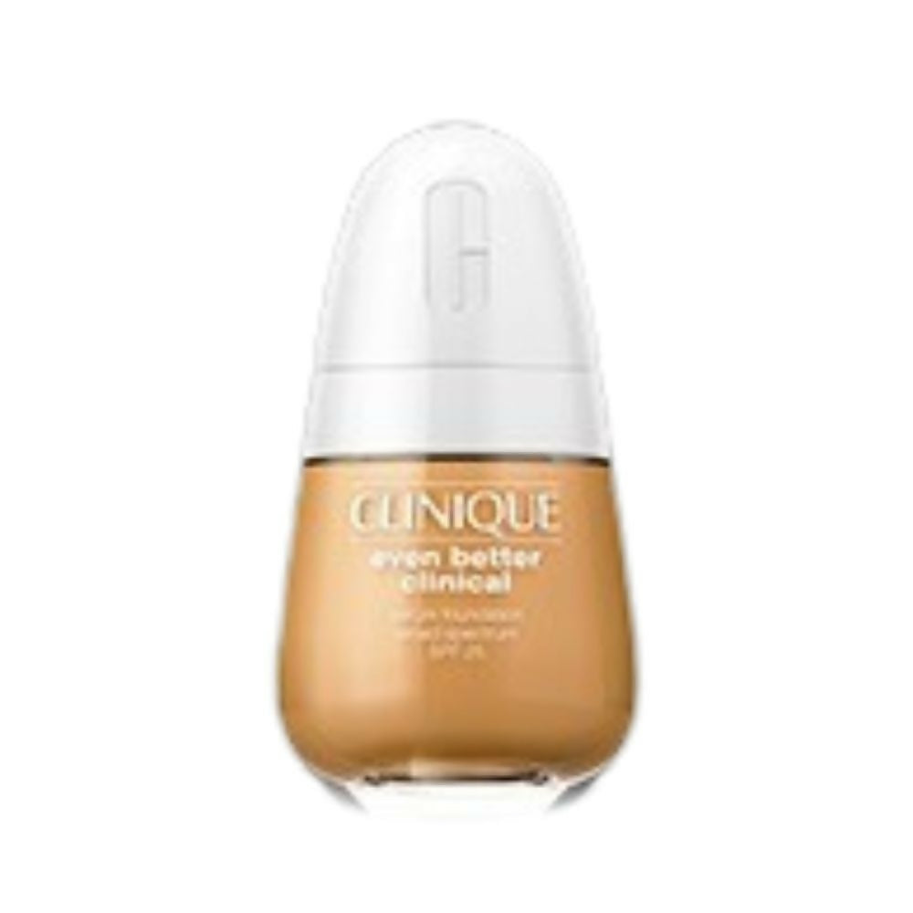 Clinique foundation bottle on a white background