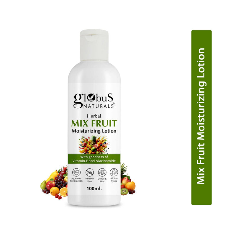 Globus Naturals Herbal Mix Fruit Moisturizing Body Lotion For Radiant, Glowing Skin, All Skin Types