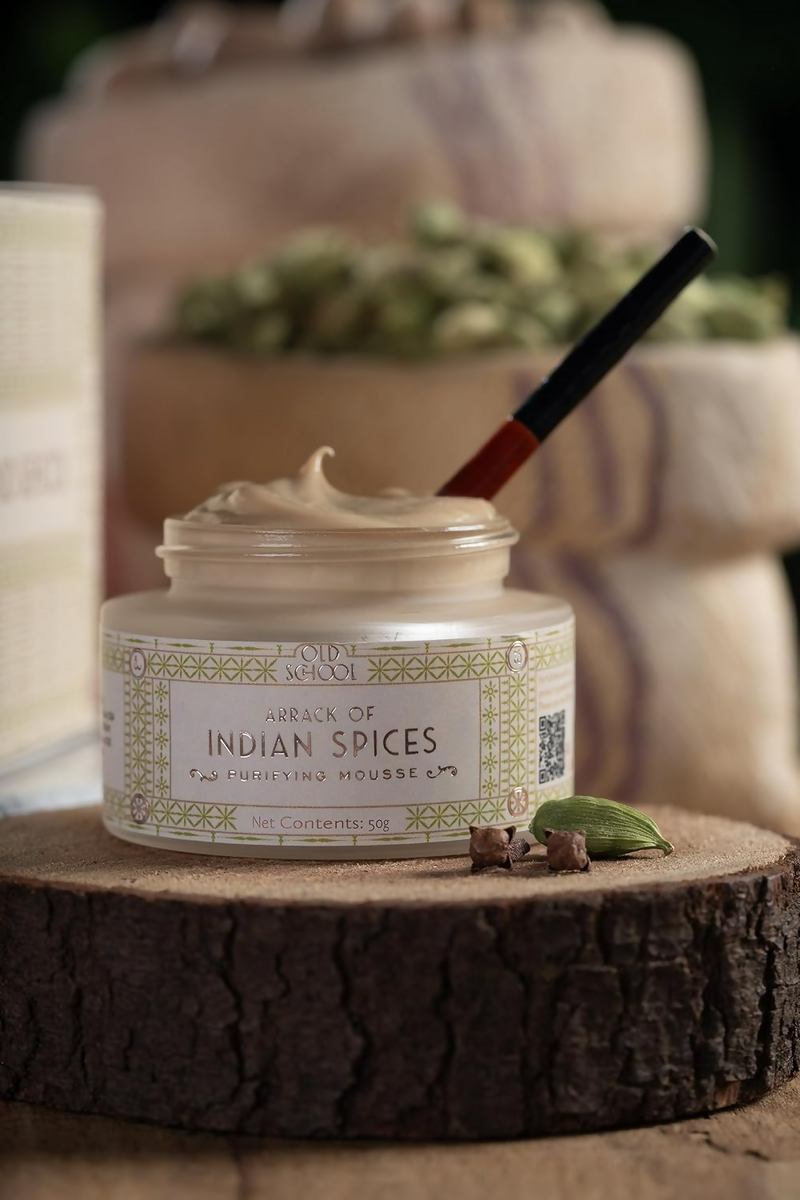 Old School Rituals Arrack of Indian Spices Purifying Mousse Natural Face Moisturizer