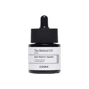 CosRX The Retinol 0.5 skincare dropper bottle on a white background