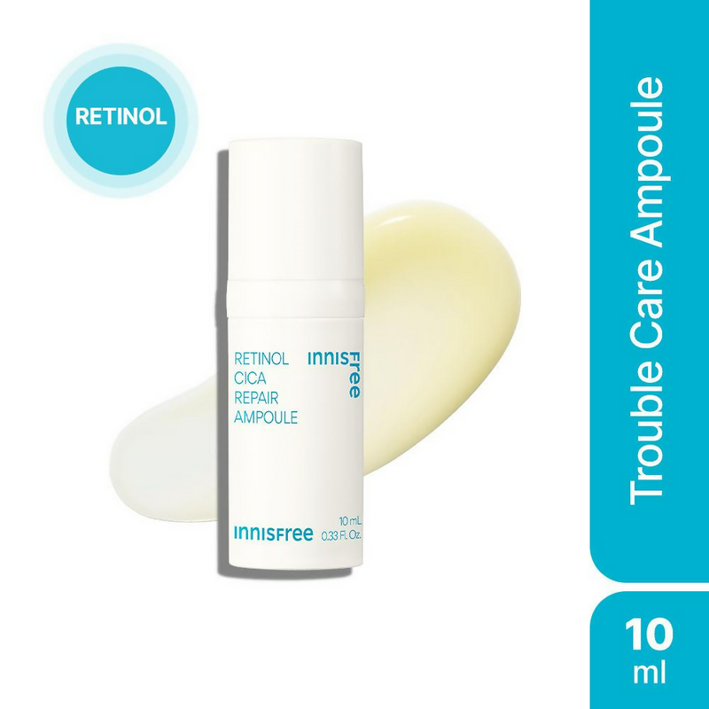 Innisfree 0.15% Retinol Cica Ampoule Daily Care For Pores, Dead Skin, Anti-Aging - Beginner-Friendly
