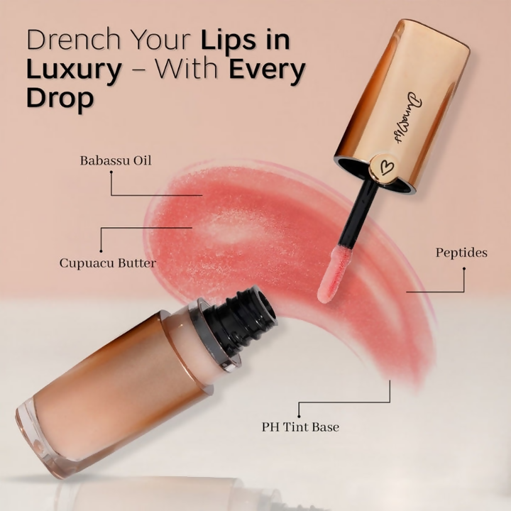 Dunamiss Cosmo Pink Hydrating Lip Oil with pH Perfection