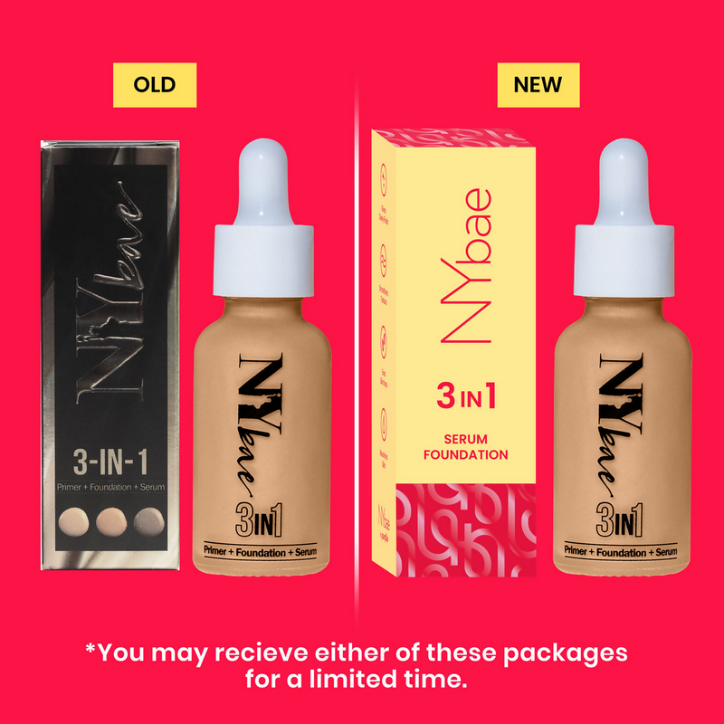 NY Bae 3 in 1 Serum Foundation with Primer Warm Milk 09