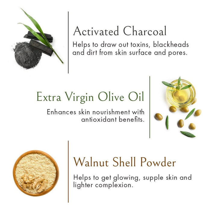 Wow Skin Science Charcoal & Hyaluronic Acid Detox Face Scrub