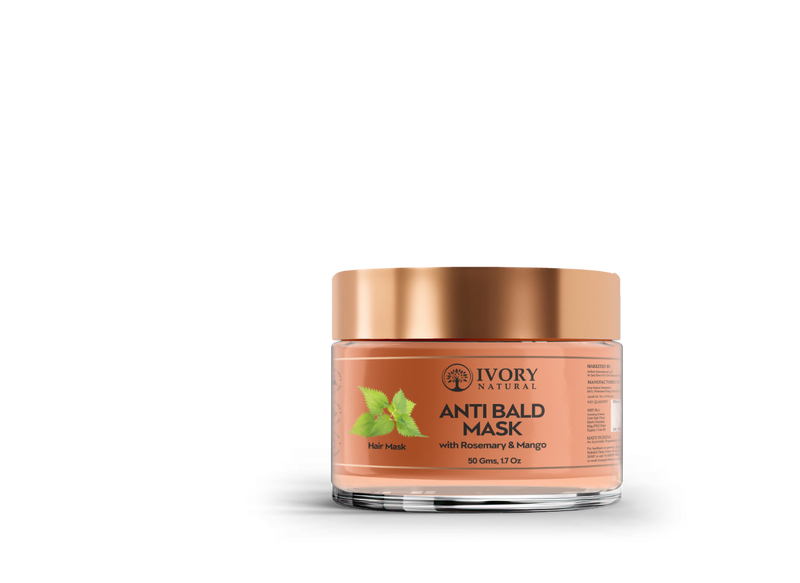 Ivory Natural Bald Mask For Hair - Hair Mask For Less Hair And Hair Thinning