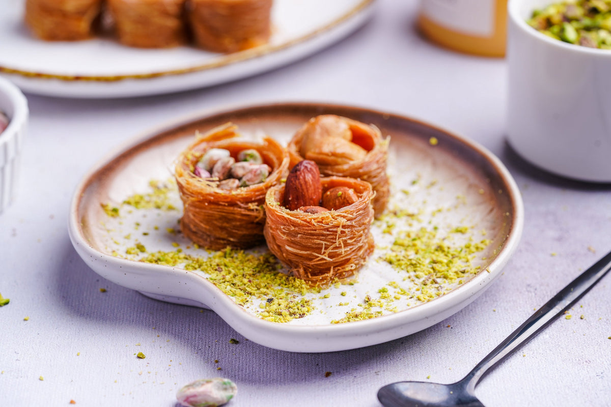 Gourmet Baklava Crescent Gift Box Of Assorted Nest Baklava