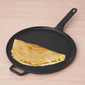 The Indus Valley CASTrong Cast Iron Tawa With Long Handle,Pre-seasoned, Nonstick, 100% Pure, Toxin-free, Induction, 28.5cm, 2.4kg