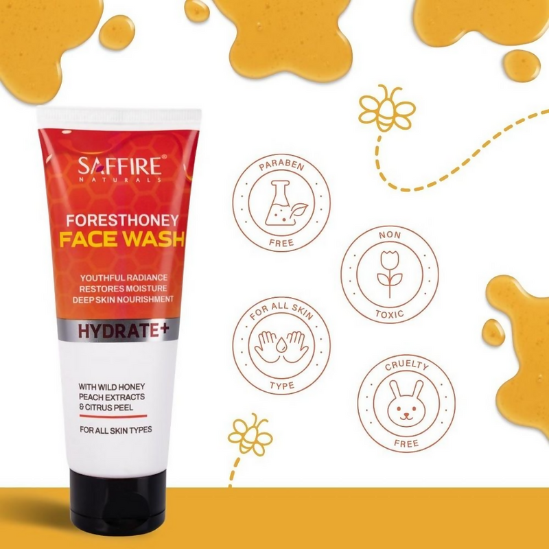 Saffire Naturals Forest Honey Face Wash