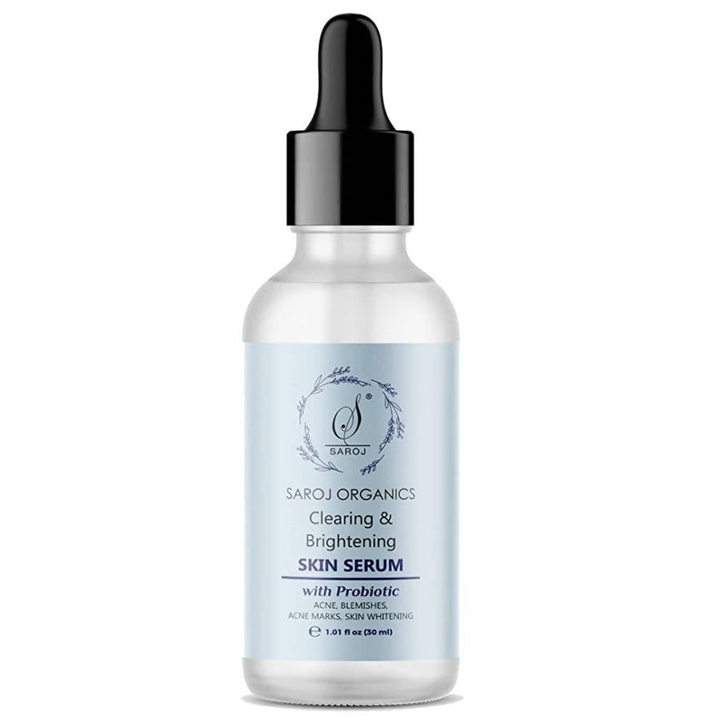 Saroj Organics Clearing And Brightening Skin Serum | Natural Organic Formula | Radiant Skin Solution