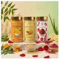 Herbal Aura Rose Petals Powder Kasturimajal Powder Multani Mitti Powder