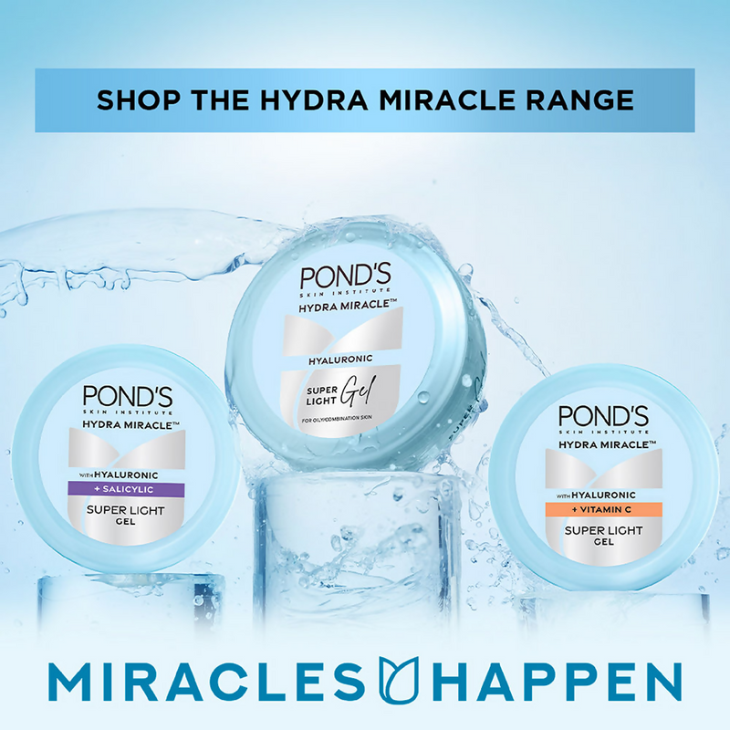 Ponds Miracle Super Light Gel With Hyaluronic Acid & Salicylic