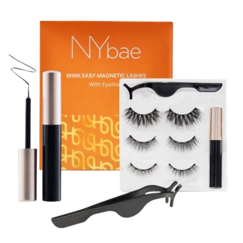 NY Bae Wink Easy Magnetic Eye Lashes| Korean Beauty Combo