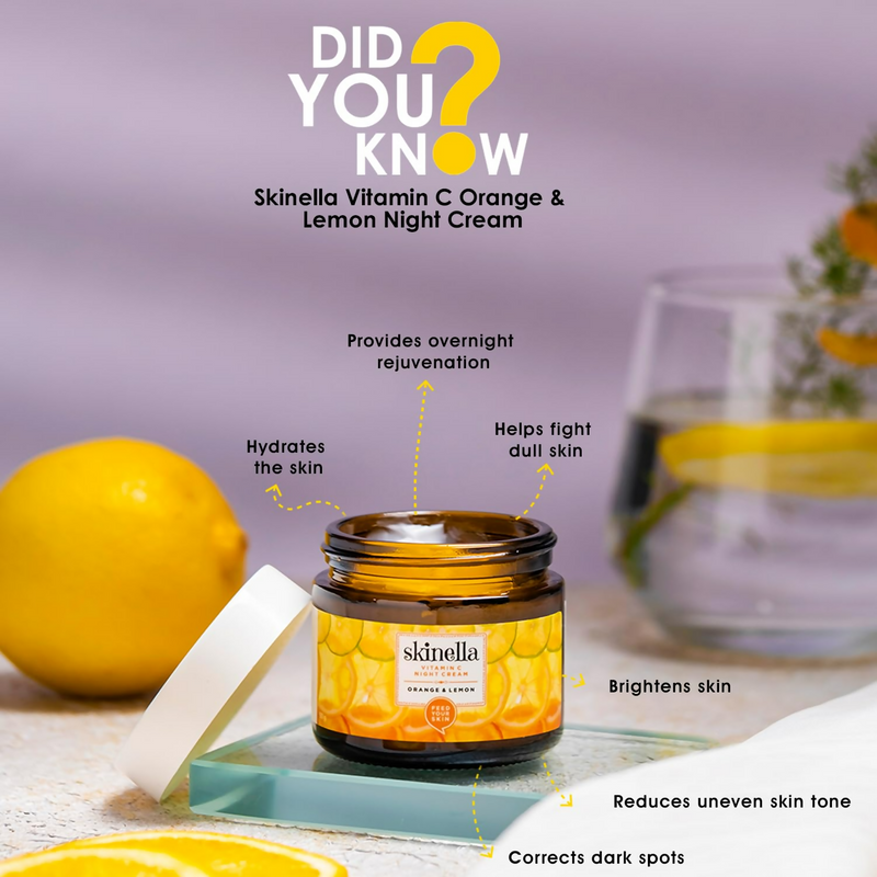Skinella Vitamin C Night Cream-Orange Lemon