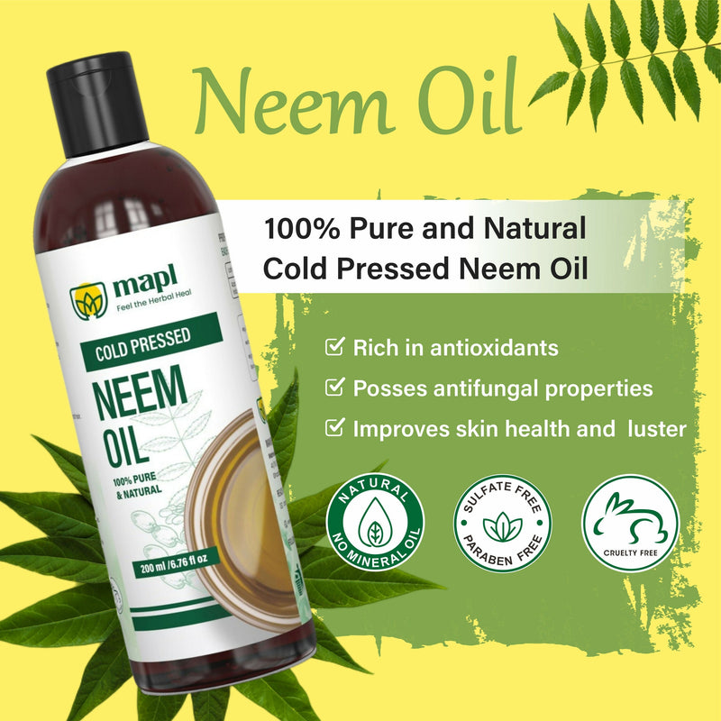 MAPL Neem Seed Oil Cold Pressed 100% Pure