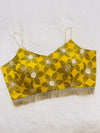 Divine Yellow sequin Blouse