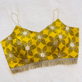 Divine Yellow sequin Blouse