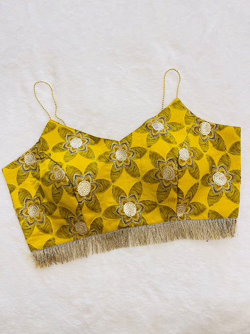 Divine Yellow sequin Blouse