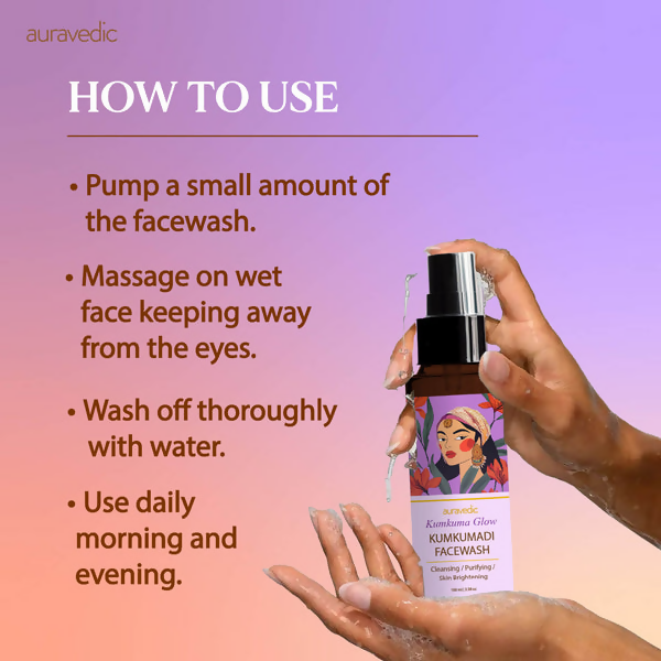 Auravedic Kumkumadi Gel Face Wash