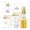 Dove Peptide Bond Strength Shampoo + Bi Phasic Serum + Conditioner Combo