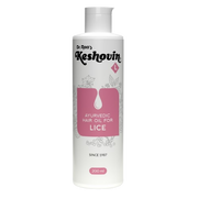 Dr. Rao's Keshovin Ayurvedic hair oil for lice on a white background