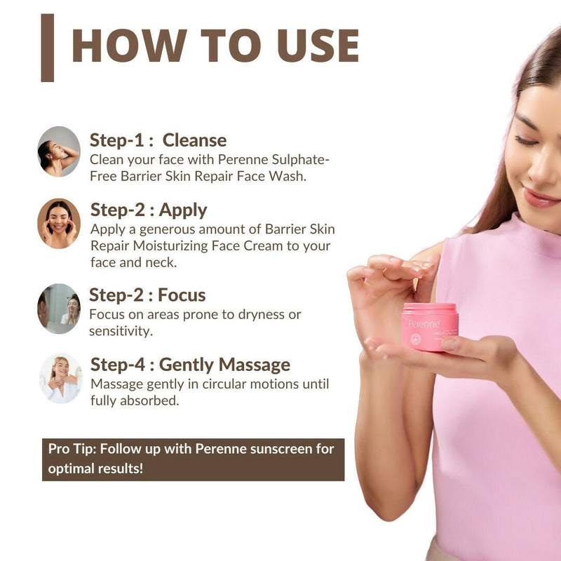 Perenne Barrier Skin Repair Moisturizing Face Cream