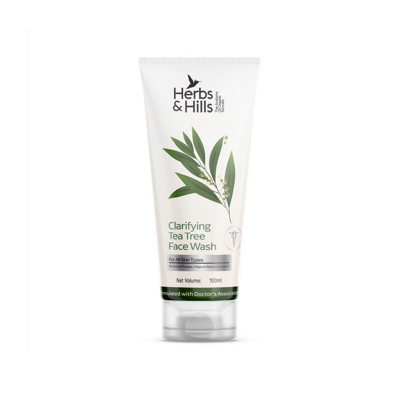 Herbs & Hills Clarifying Tea Tree Face Wash