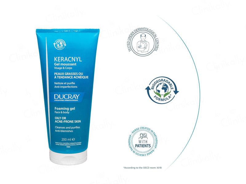 Ducray Keracnyl Gel Moussant