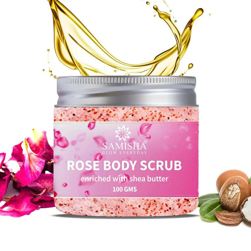 Samisha Rose Body Scrub With Shea Butter