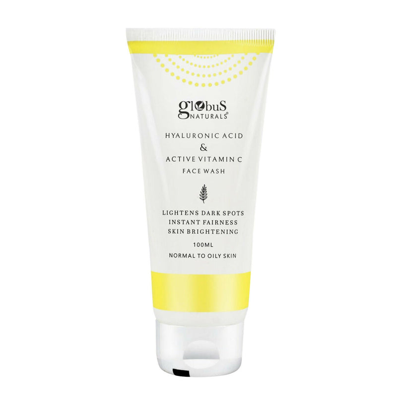 Globus Naturals Hyaluronic Acid & Vitamin C Face Wash