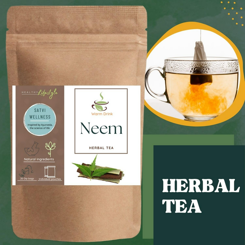 Satvi Wellness Neem Herbal Tea Bags
