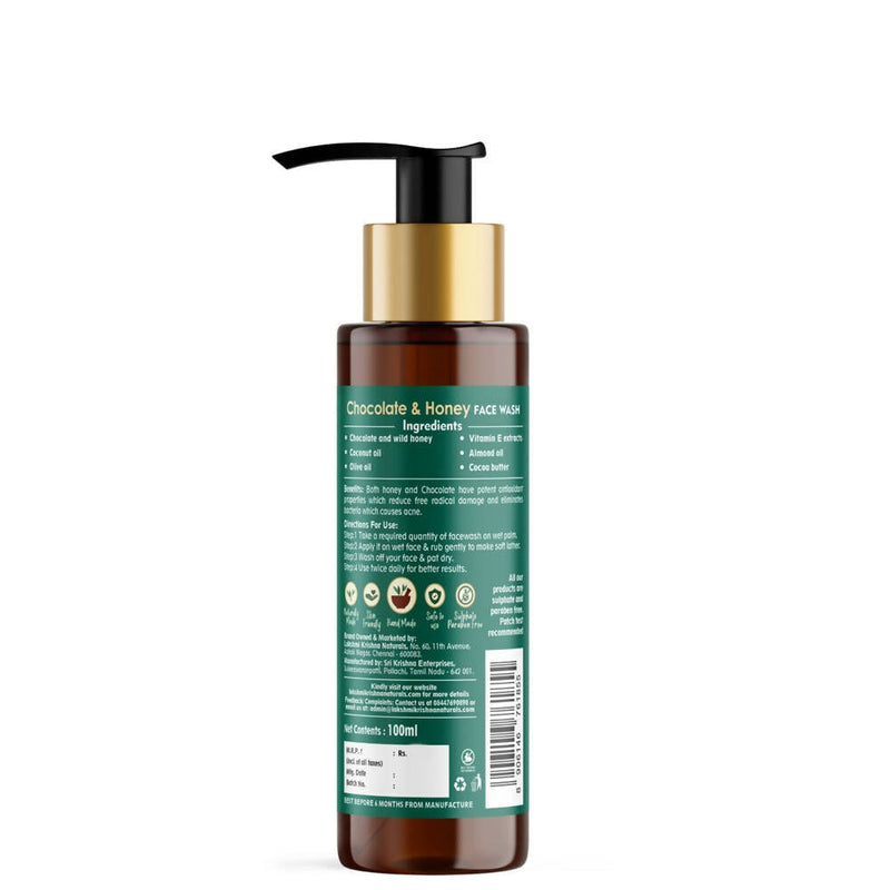 Lakshmi Krishna Naturals Chocolate & Honey Face Wash