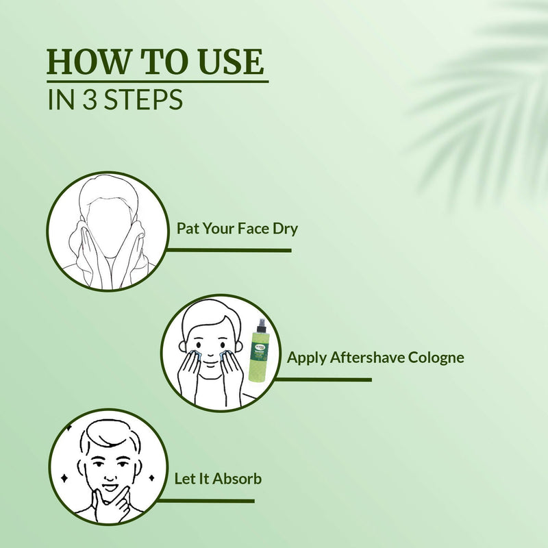 VI-JOHN Naturale After Shave Cologne For Man Maximum Protect & Care Refreshing Lotion